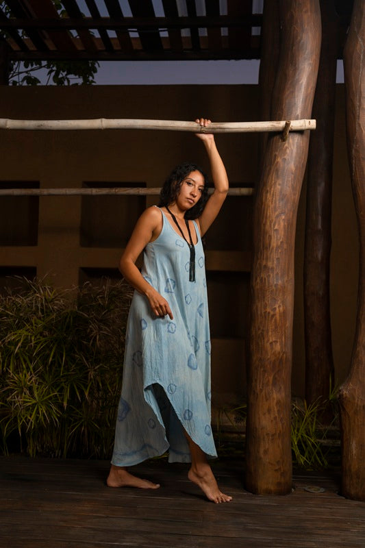 Vestido Amara Tie Dye Azul