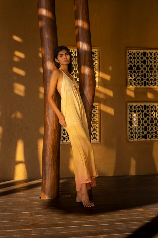 Jumpsuit Aura Tie Dye Amarillo