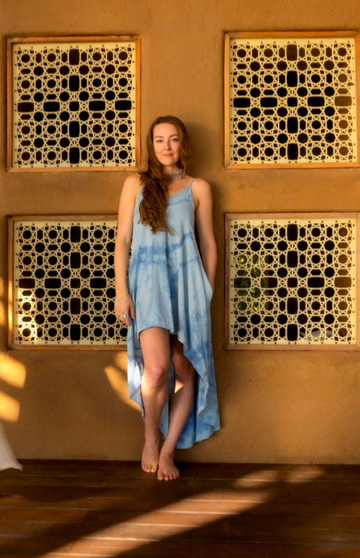 Vestido Rebeca Tie Dye Azul
